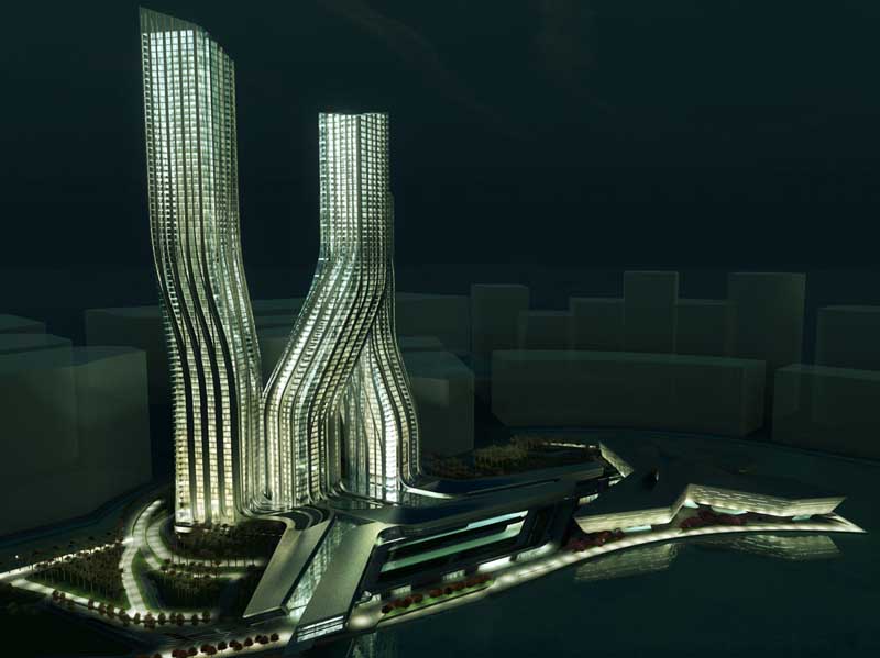 Zaha Hadid Dancing Towers