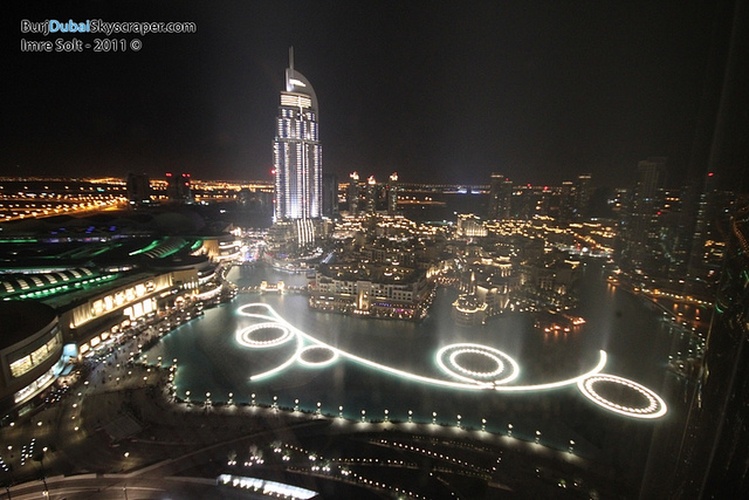 Burj Khalifa at night, Dubai, UAE