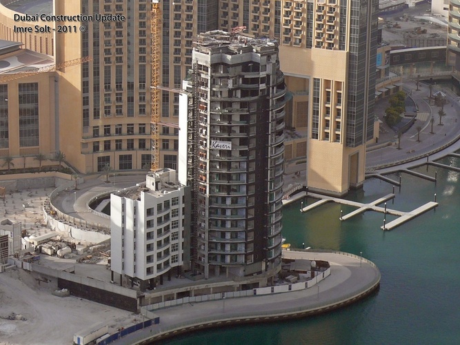 Dubai Marina construction photos, 11/March/2011