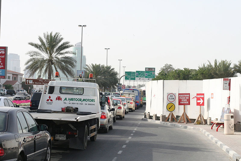Deira traffic Dubai