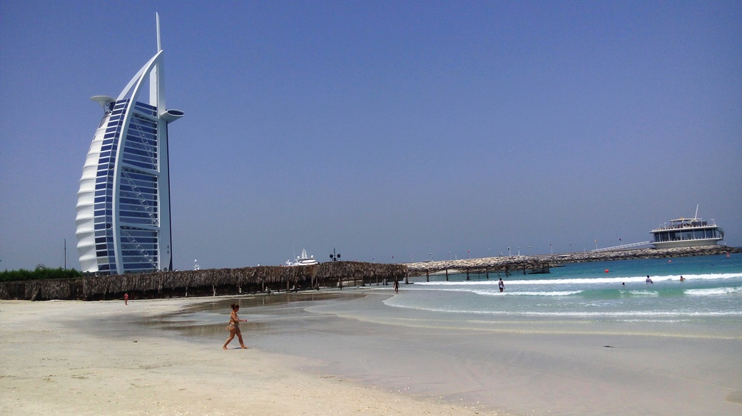 Burj Al Arab and beach