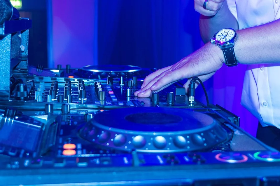 DJ in nightclub