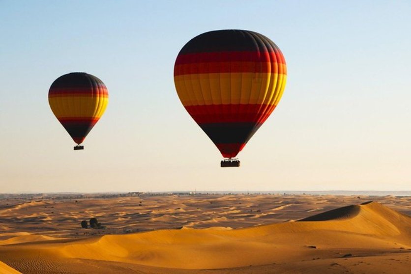 Hot air balloon ride