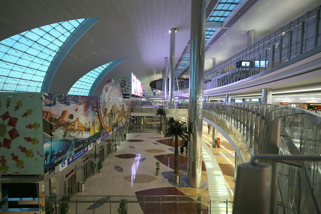 DXB terminal, airport