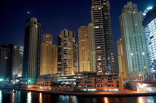 Dubai Skyline at Night