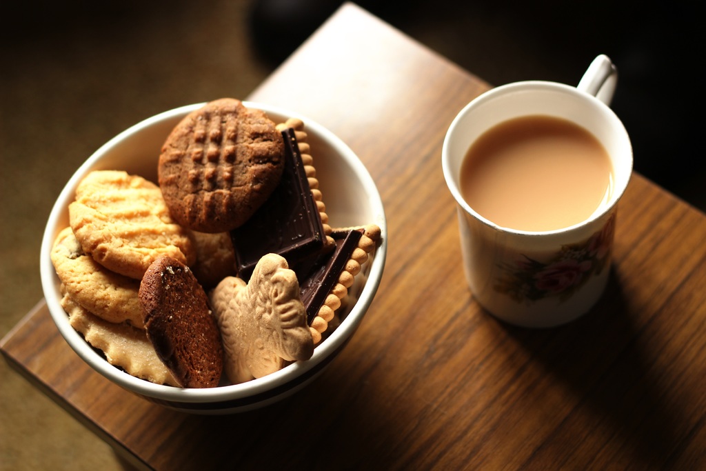 tea and biscuits