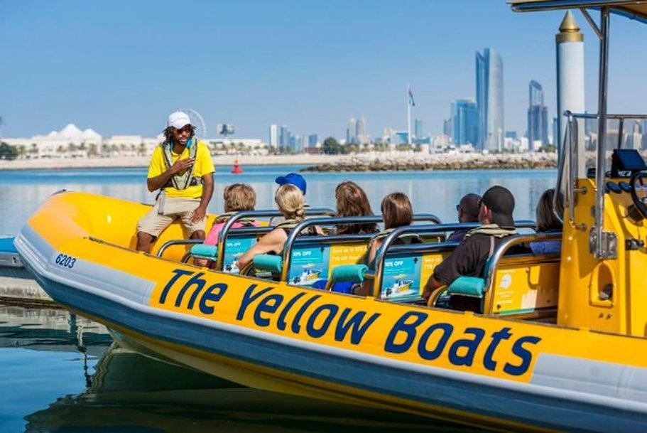 Dubai yellow boat tour