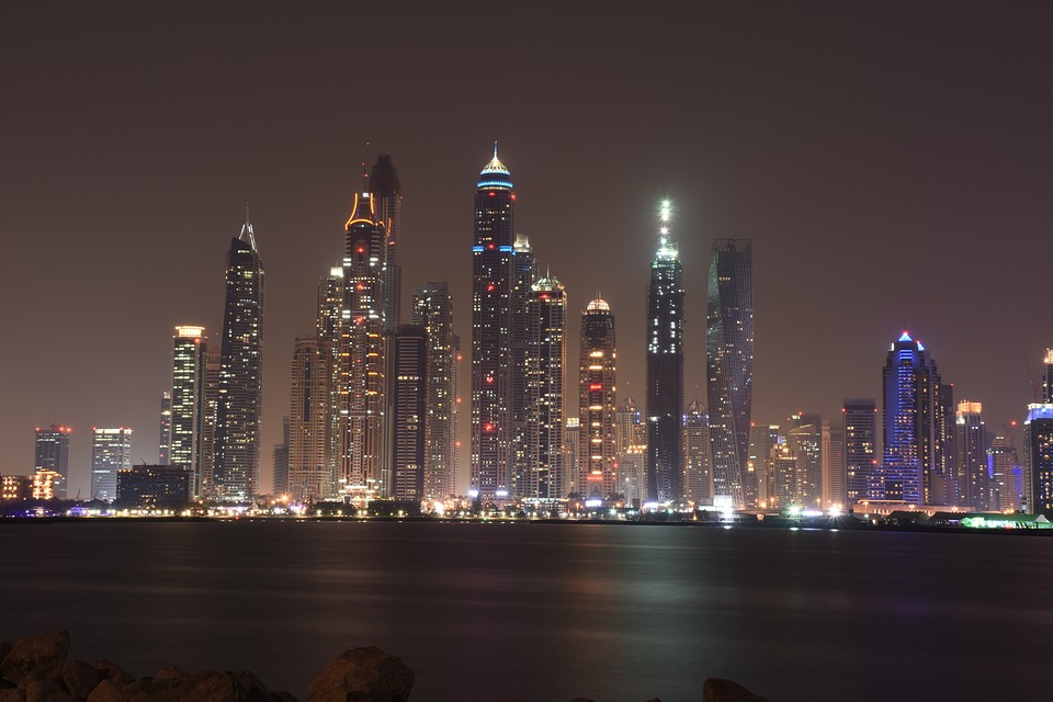 Dubai at night