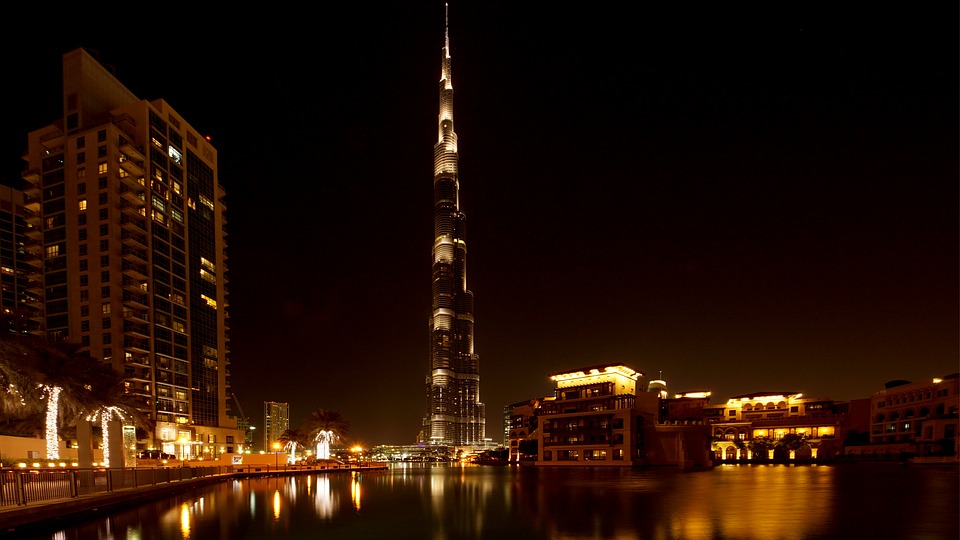 Dubai at night