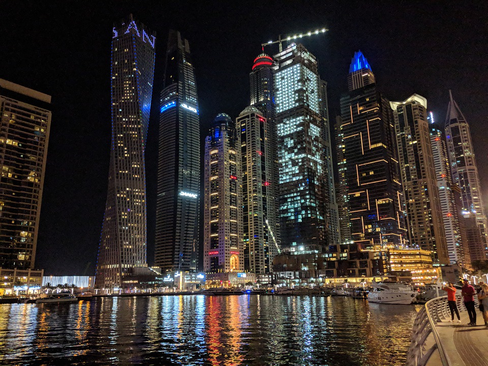 Dubai at night