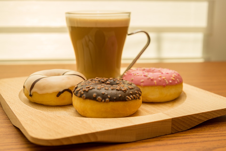 Coffee and donuts