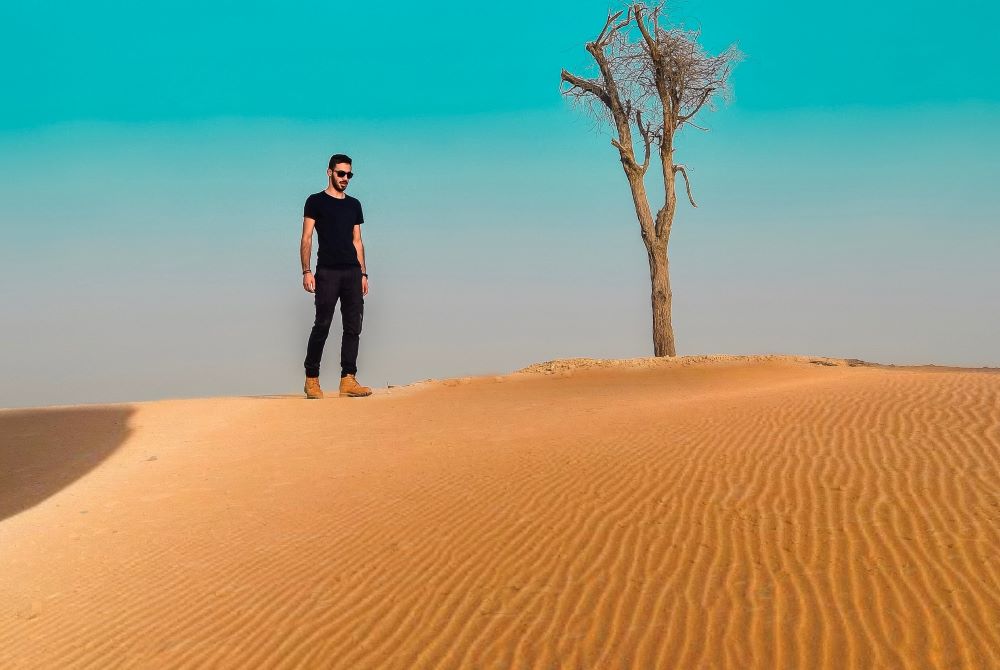 Sand dunes Dubai