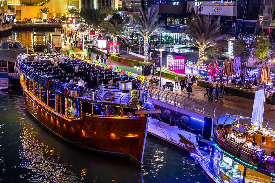 Boat at Dubai Marina