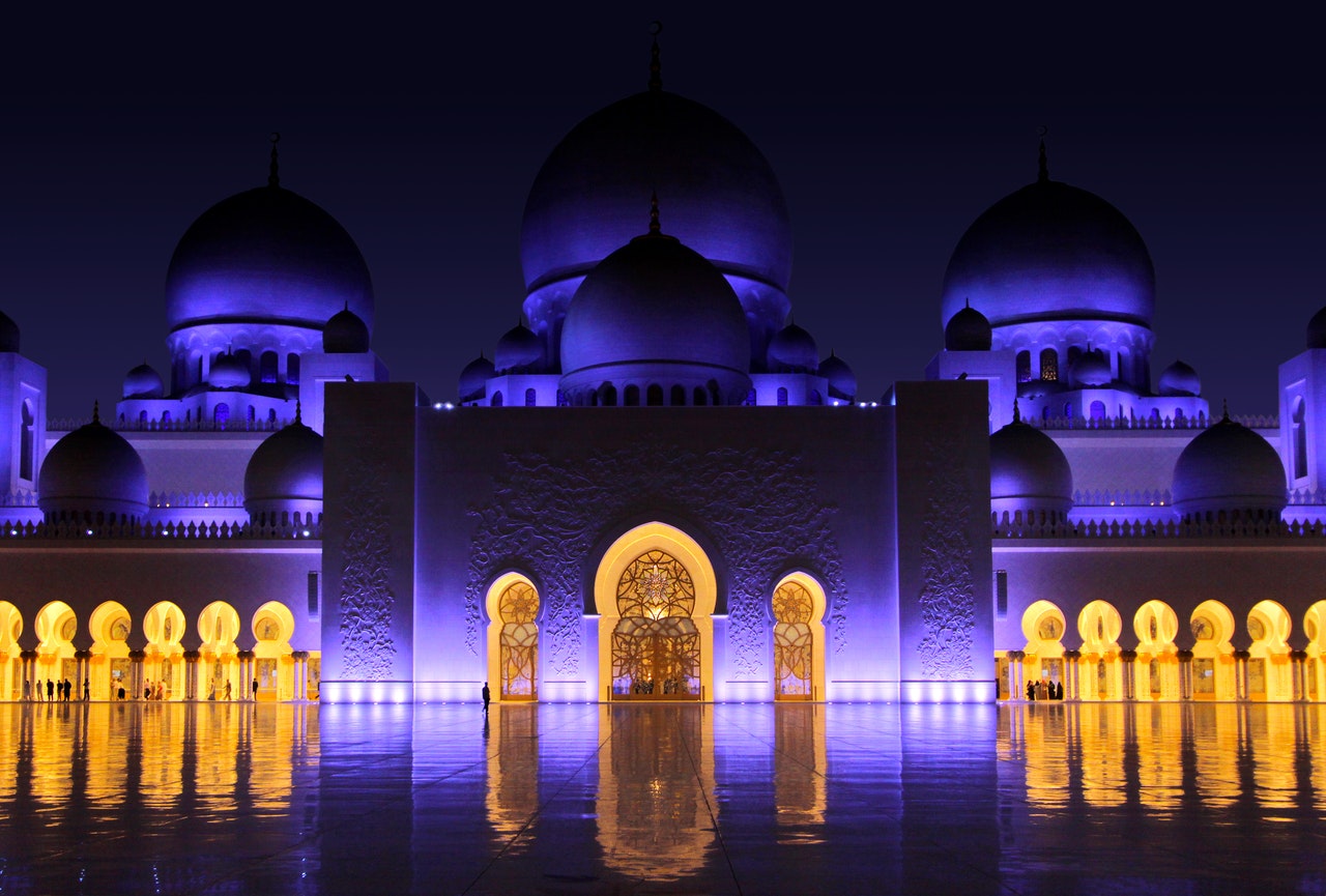 A mosque in Dubai