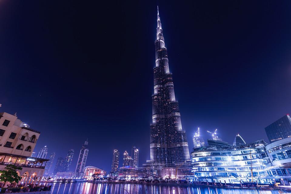 Dubai at night