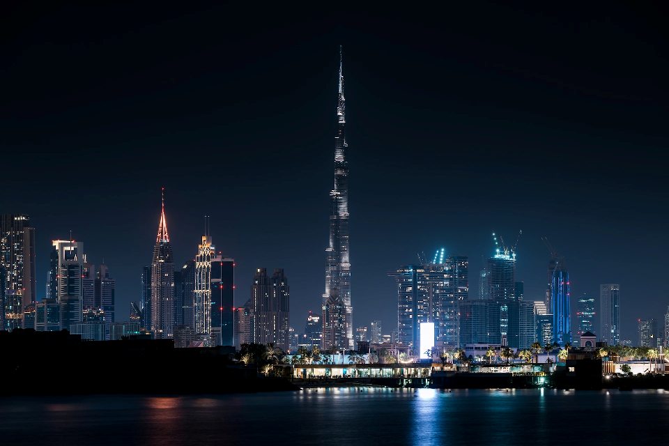 Dubai at night