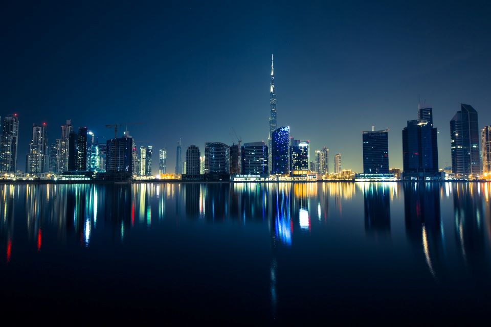 Dubai during night
