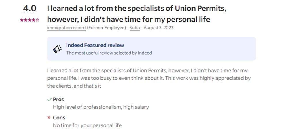 Union Permits reviews 