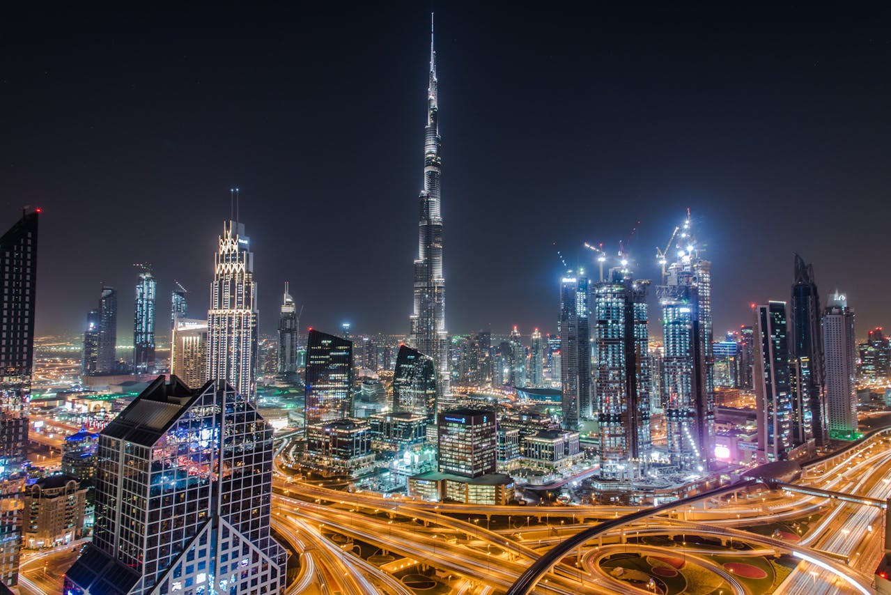 Dubai at night