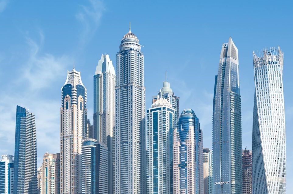 The Dubai skyline