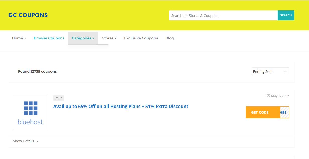 GC Coupon