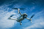 drone flying in sky