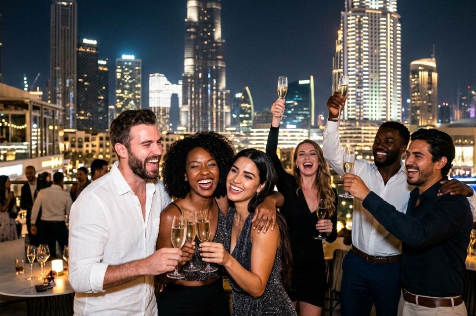 Group of people celebrating